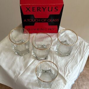 Vintage Givenchy Xeryus Glasses Set